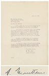 Albert Einstein Letter Signed During WWII to William Morris of the William Morris Agency -- ...The power of resistance which has enabled the Jewish people to survive...an especially severe test...